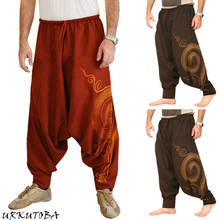 New Fashion Men Baggy Harem Pants  Festival Hippie Boho Harem Desert Trousers Loose Pants 2024 - buy cheap