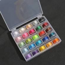Bright Ice Silk Embroidery Thread Bobbins Spools Cross Stitch Silk Threads Plastic Storage Box Case For Home Sewing Craft Tools 2024 - buy cheap