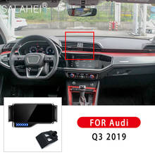 Suporte de celular para carro elétrico, para audi q3 2021, 2019, suporte para celular com rotação de 360 2024 - compre barato