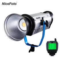 Nicefoto foto 330w cri 97 + 36000lm 5500k, iluminação para estúdio com luz de vídeo cob, luz para estúdio com controle remoto app + 2.4g 2024 - compre barato