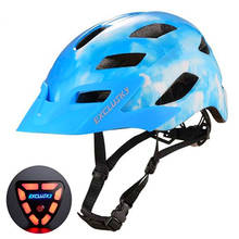 EXCLUSKY-casco con luz Led para ciclismo de montaña, protección de seguridad para bicicleta, con carga USB, tamaño 56 ~ 61cm D 2024 - compra barato