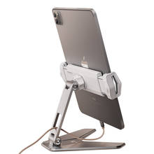 Soporte plegable para tableta y teléfono móvil, accesorio ajustable de doble eje, para iPad y iPhone 2024 - compra barato