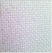 9TH oneroom Silver Metal Wire Embroidery Canvas Fabric  Aida Cloth--MAke Any Size 2024 - buy cheap
