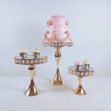 3-Piece Two Usage Cake Stand Set Dessert Display Cupcake Stands with Multiple Free Combination Styles for Baby Shower 2024 - buy cheap