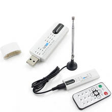 Цифровой DVB-T2 DVB-T DVB-C 2,0 USB TV Stick HD TV приемник для Windows ПК ноутбука с антенной дистанционный FM DAB SDR HD USB-ключ 2024 - купить недорого