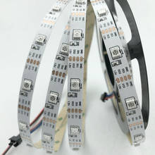 Novo 1m/5m gs8208 pixel inteligente led tira 30/60/144 pixels/leds/m, ws2811 atualizado, dc12v, ip30/ip65/ip67, preto/branco pcb, 5050 smd rgb