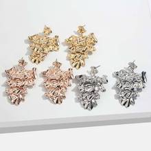 Fashion Female stud Earrings Bohemia Vintage Charm Statement Earrings Gold Color Leaves Earrings For Women Ear Indian Jewelry 2024 - buy cheap