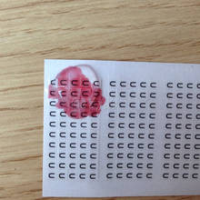 10000pcs 3x3mm Seal Turn Red When Touching Water Anti-counterfeit Sticker Water Sensitive Security Sealing Paper Labels 2024 - buy cheap