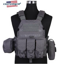 Emersongear cuerpo Armor LBT6094A estilo táctico chaleco placa portador W 3 bolsas Airsoft, militar, armada Gear Wolf gris 2024 - compra barato