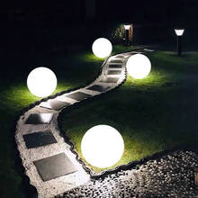 Luces LED para exteriores, luces de suelo, lámpara de calle RGB, Bola de piscina, luz para jardín, paisaje, césped, lámpara de mesa 2024 - compra barato