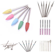 5/6/7pcs Nail Drill Bits Pedicure Cuticle Manicure Machine Cutter Nail Art Polish Tool For Nail Art Cutters Machine Accessories 2024 - buy cheap