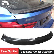 Fibra de carbono ou frp material traseiro tronco asa spoiler traseiro para bmw série 3 f34 gt kit corpo do carro 2013 up 2024 - compre barato