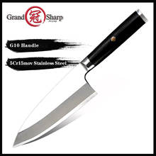 Japanese Deba Knife Professional Knives Fish Salmon Tuna Cutting Tools Chef Kitchen Knives 5Cr15mov Steel Sharp with G10 Handle 2024 - buy cheap