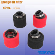 Filtro de aire de espuma para motocicleta, limpiador de esponja para ciclomotor, Scooter, Dirt Pit Bike, rojo, Kayo Bse, 48mm 2024 - compra barato