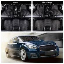 Custom Car Floor Mats for INFINITI QX70 QX80 ESQ Q50L Q60 Q70L M35 G37 G25 Q50 FX35 EX35 JX35 QX60 QX30 QX50 QX56 Car Foot Mat 2024 - buy cheap