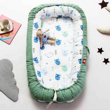 Protetor para bebês portátil, berço para recém-nascidos, algodão, colchão para cama, yhm008 2024 - compre barato
