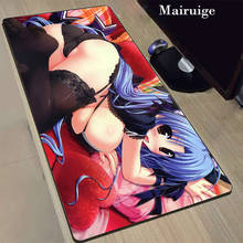 Mairuige-alfombrilla de ratón de goma para ordenador portátil, teclado de Mesa Grande y moderno para oficina, tapete de escritorio para ordenador portátil, chica de Anime Sexy, Gaming Mairuige 2024 - compra barato