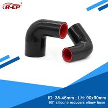 R-EP 90 degrees Reducer Silicone Elbow Hose 38-45 MM Rubber Joiner Bend Tube for Subaru Wrx Cold Air Intake Hose tube turbine in 2024 - buy cheap