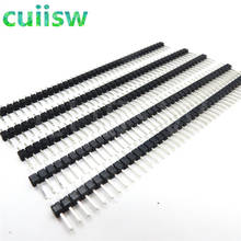 200pcs/lot 40 Pin 2.54 mm Single Row Pin Male Header 40Pin Header Connector for arduino Prototype Shield 2024 - buy cheap