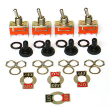 4 Set  Marine Grade on/Off 20 Amp 12 Volt Heavy Duty Toggle Switches W/ Boots 2024 - buy cheap