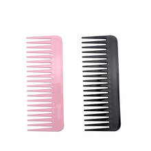 Pink Black Wide Tooth Comb Large Hair Detangling Comb Brush,for Curly Hair Wet Dry Hair Styling Comb No Handle Detangler Comb 2024 - buy cheap