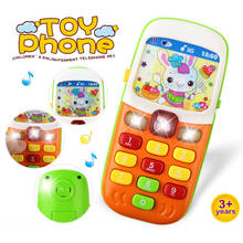 Электронная музыкальная игрушка, мини-телефон, милый телефон, телефон, обучающая модель для ребенка! 2024 - купить недорого