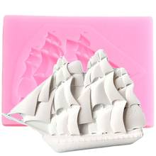 Boat Silicone Molds Baby Birthday Sailboat Cupcake Topper Fondant Mold Cake Decorating Tools Candy Chocolate Gumpaste Moulds 2024 - buy cheap