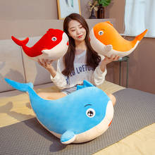 Hot New Huggable Colorful Whale Plush Toys Stuffed Sea Animal Doll Soft Shark Pillow Cushion Kids Baby Toy Lovely Birthday Gift 2024 - buy cheap