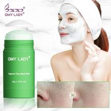 OMY LADY Organic Clay Mask Stick Pimple Acne Treatment Remove Blackhead Clean Shrink Pores Oil Control Whitening Mask Skin Care 2024 - buy cheap