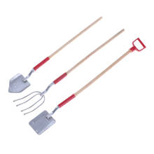 3pcs/set Dollhouse Miniatures Dollhouse Furniture  Miniature 1:12 Accessories Toy Mini Gardening Tools Shovel/Rake/Hoes 2024 - buy cheap