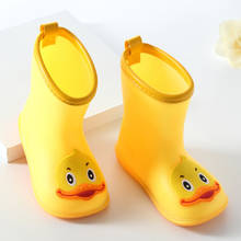 Kikids-zapatos clásicos de goma para niños y bebés, botas de agua impermeables con dibujos animados, a la moda, novedad 2024 - compra barato
