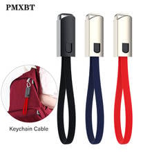 Multi-Function KeyChain USB Cable For Samsung Huawei Type C Micro USB Android Phone Charging Portable Data Sync Short Cord Wire 2024 - buy cheap