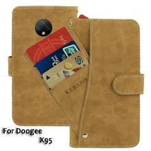 Leather Wallet Doogee X95 Case 6.52" Flip  Fashion Luxury Front Card Slots Cases Cover Business Magnetic Phone Bags 2024 - buy cheap