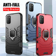 Capa automotiva com anel magnético, capa anti-queda para xiaomi paoco f3 f 3 pocof3 2024 - compre barato