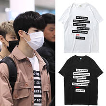 NCT-Camiseta de manga corta DREAM kpop Lee Jeno para hombre y mujer, Camisa de algodón con cuello redondo para estudiantes, novedad de 127 2024 - compra barato