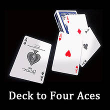 Deck to Four Aces Magic Tricks Stage Close Up Magia Aces Cards Appearing Magie Mentalism Illusion Gimmick Props for Magicians 2024 - buy cheap