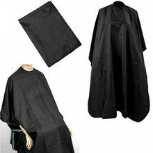 Vestido de cabeleireiro à prova d'água, capa protetora para salão de beleza e barbeiro, cor preta 2024 - compre barato