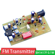 Transmissor fm digital bh1417f, estação de rádio estéreo com reprodutor de música, 0.1 m-87.7 mhz, kits diy de frequência para amplificador de potência 2024 - compre barato