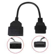 22 Pin To 16 Pin Female OBD2 Cable Connector Adapter For Toyota Diagnostic Tool 2024 - buy cheap