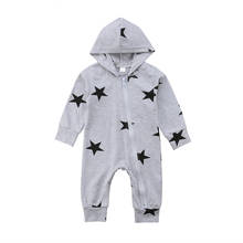 Macacão estampado com estrelas para bebês, roupas para crianças recém-nascidas de 0 a 24 meses, macacão fofo, pijama de algodão, roupas de marca 2024 - compre barato