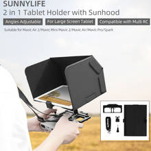 Remote Controller Tablet Holder with Sunhood NeckStrap Adjustable Angle For Mavic Air 2/Mini/Pro/2/Air/Spark Drone Accessories 2024 - buy cheap