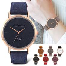Women Watches Fashion Leather Band Frosted Dial Quartz Watch Simple Female Dress Wrist Watch Gift rejoj mujer часики женские #L0 2024 - buy cheap