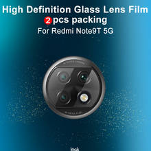 Imak filme de lente de câmera, película para xiaomi redmi note 9t lente de câmera traseira vidro temperado protetor 2024 - compre barato