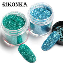 1 Bottle Gradient Glitter Nail Glitter Powder Blue Green Flakes Sparkling Dust DIY Nail Art Tips Decorative Paint Accessories 2024 - buy cheap