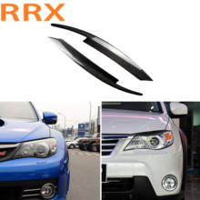 Cejas de fibra de carbono para Subaru Impreza WRX 10th STI, cubierta embellecedora de estilo de coche, párpado, cejas, para Subaru Impreza WRX 2008-2011 2024 - compra barato