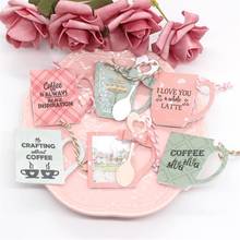 ZFPARTY-etiquetas agitadoras de tazas de café, sello transparente de silicona transparente, juego de troqueles de corte para álbum de recortes DIY/álbum de fotos decorativo 2024 - compra barato