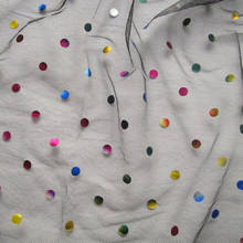 New fashion colorful polka dot tulle fabric Sweet Tutu dress mesh fabric festive decoration fabric DIY handmade curtain cloth 2024 - buy cheap