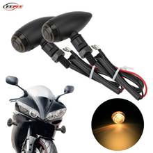 12V Motorcycle Turn Signal Lights Side Marker Lamps Taillights Blinker Beacons Motor Accessories For Cruiser Chopper Cafe Racer 2024 - buy cheap