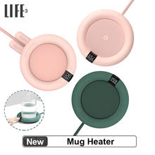Mini Mug Heater 220V Cup Warmer For Milk Coffce Water Desktop Mat Heating Coaster Temperature Adjustment LED Display Cup Pad 2024 - buy cheap