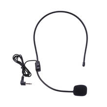 Portable Headset Microphone Wired 3.5mm Jack Condenser with Mic For Loudspeaker For Tour Guide Teaching Lecture Microphone 2024 - buy cheap